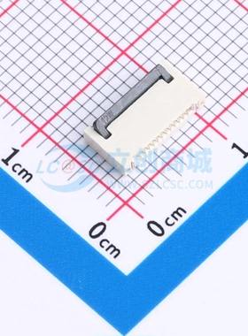 连接器BX-FPC05-2H12PSX SMD,P=0.5mm,卧贴 12P 翻盖式 双侧触点/