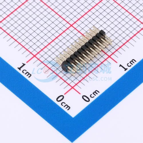 排针 A100M01-0B22P51-H10A20 插件,P=1mm 2x11P 方针 双排 原装