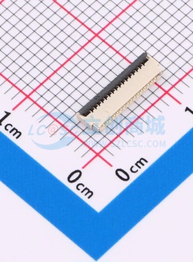 连接器 KH-FPC0.5-H1.0SMT-16P-QCHF SMD,P=0.5mm 16P 翻盖式
