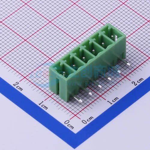 插拔式接线端子KF2EDGR-3.81-6P 弯插3.81mm 1x6P 板端/插座-闭口