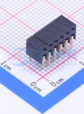 排母 A2005HWR-2x6P 弯插,P=2mm 2x6P 方孔 电子元器件配单