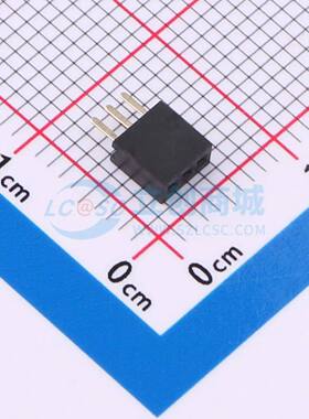 排母 FH1.27-01-03PZD 插件,P=1.27mm 1x3P 方孔 电子元器件配单