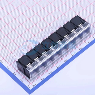 9.5 插件9.5mm 带盖板 直针 栅栏式 1x8P 接线端子KF48H