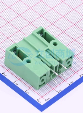 插拔式接线端子KF2EDGSVM-7.62-2P插件7.62mm 1x2P 板端/插座-闭
