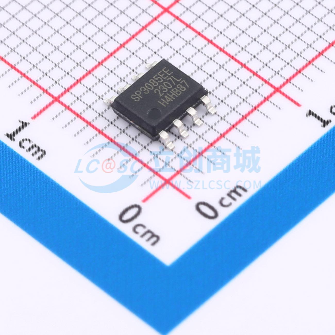 RS-485/RS-422芯片 SP3085EEN-L/TR SOIC-8 原装 电子元器件配单