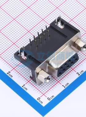 D-Sub/VGA连接器 DS1037-01-09FNAKT74 弯插 母 弯插 9P 原装正品