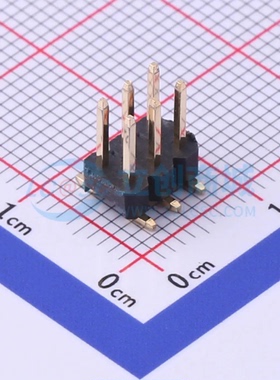 排针 X6521WVS-2x03H-C60D74 SMD,P=2.54mm 2x3P 方针 原装正品