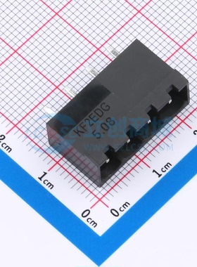 插拔式接线端子A508VC-4P0B36插件5.08mm 1x4P 板端/插座-闭口
