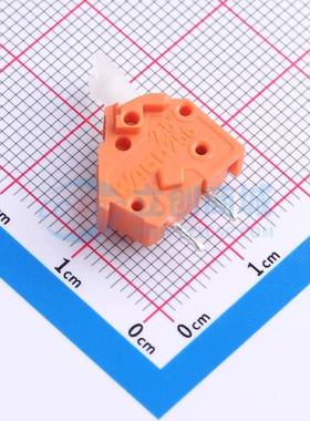 弹簧式接线端子256-746 插件 1x1P 橙色