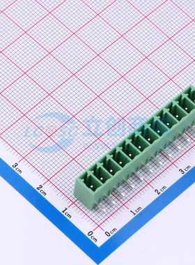 插拔式接线端子XDCB-12A381M-20-3G61 弯插3.81mm 1x12P 板端/插