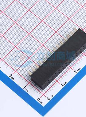 排母 B25420230-28PB0513-H85C32 插件,P=2.54mm 2x14P 方孔 电子