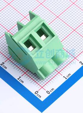 螺钉式接线端子JL636S-76202G01 插件,P=7.62mm 1x2P 直插 绿色