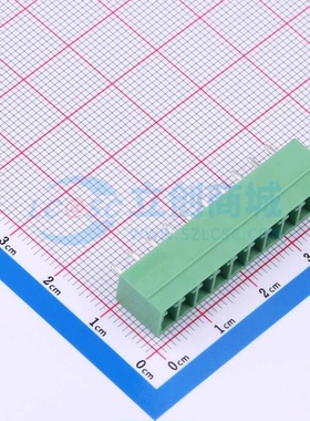 插拔式接线端子XDCB-10A381M-10-3G61 插件3.81mm 1x10P 板端/插