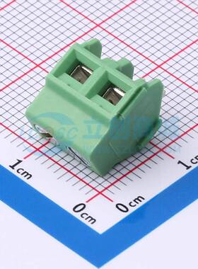 螺钉式接线端子DB127L-5.08-2P-GN-S 插件,P=5.08mm 1x2P 绿色