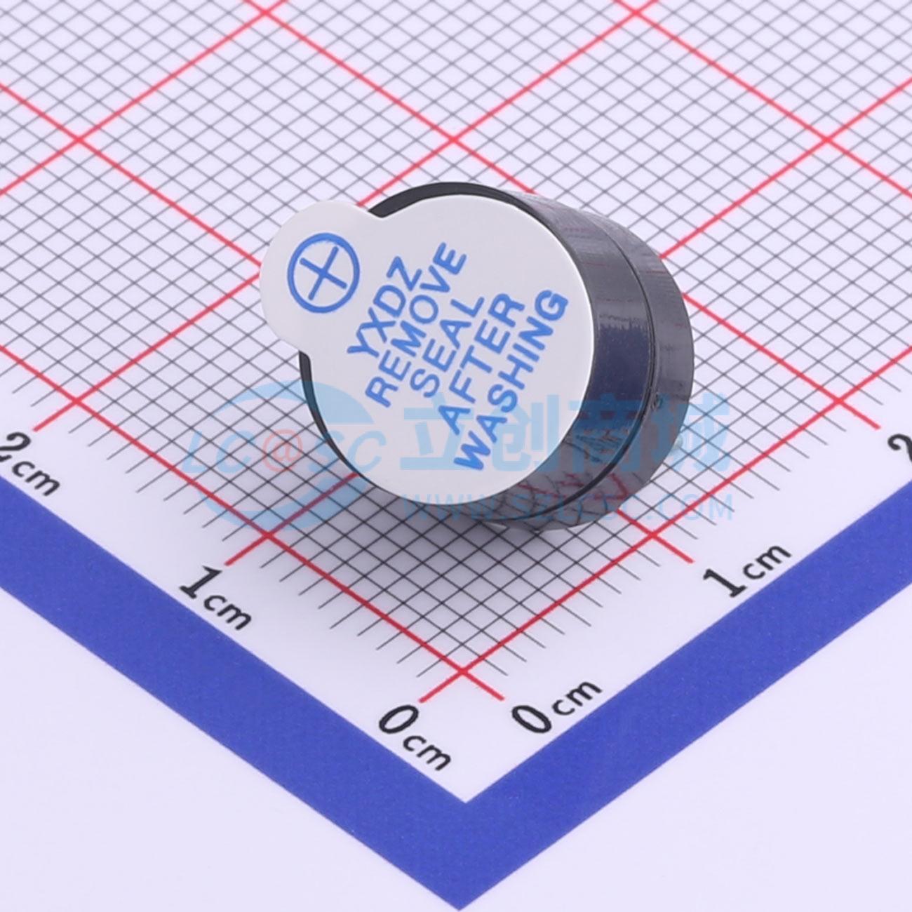 蜂鸣器 FT12095-G/5V 插件,D=12mm 有源(内含驱动线路) 4V~8V 2.4