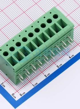 螺钉式接线端子DB105R-5.0-9P-GN-S 弯插,P=5mm 1x9P绿色