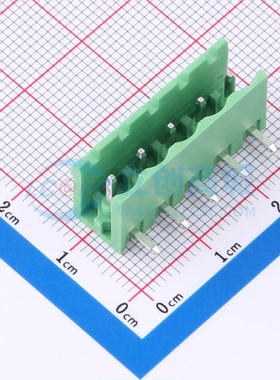 插拔式接线端子HC-JXDZR-5.08-5P 弯插5.08mm 1x5P 板端/插座-开