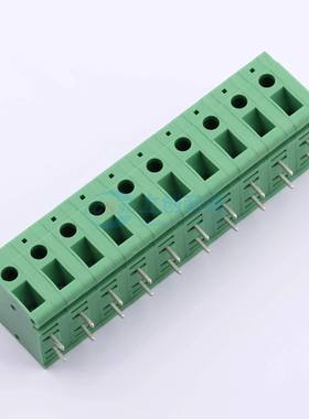 螺钉式接线端子DB105R-7.5-10P-GN-S 弯插,P=7.5mm 1x10P绿色