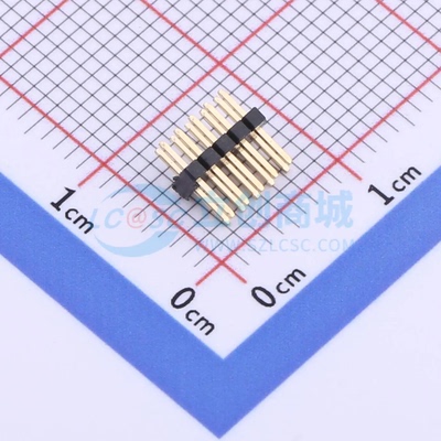 排针 X1321WV-2x05J-C30D23 插件,P=1.27mm 2x5P 方针 原装正品