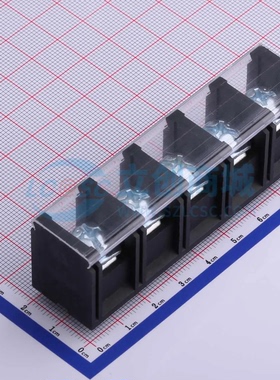 栅栏式接线端子KF88S-16.0-5P 插件16mm 带盖板 1x5P 直针