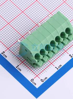弹簧式接线端子1985247 插件,P=3.5mm 直插 绿色