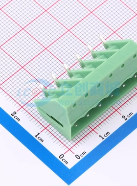 插拔式接线端子KF2EDGLC-5.08-6P插件5.08mm