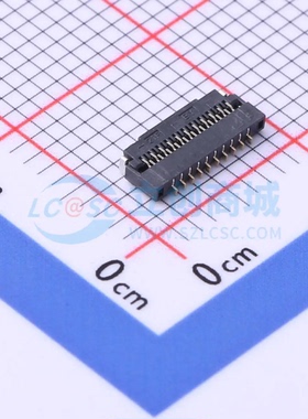 连接器 HC-FPC-03-10-21RLTAG SMD,P=0.3mm,卧贴(交错脚) 21P 翻