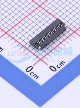连接器 HC-FPC-03-10-23RLTAG SMD,P=0.3mm,卧贴 23P 翻盖式 下接