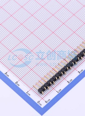 排针 X6511WVS-19H-C60D48R2 SMD,P=2.54mm(交错脚) 1x19P 方针