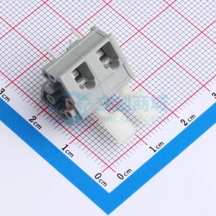 333 000 插件 弹簧式 1x2P 502 P=7.62mm 灰色 接线端子256