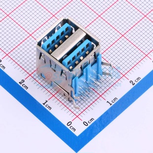 003 正品 DIP 2x9P 原装 USB连接器 插件 1.8A
