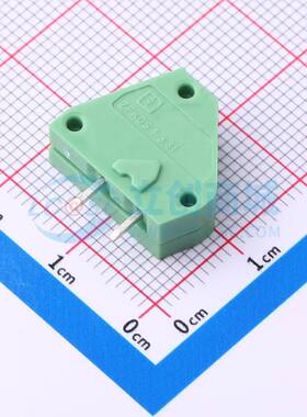 弹簧式接线端子1704981 插件,P=3.81mm 直插 绿色