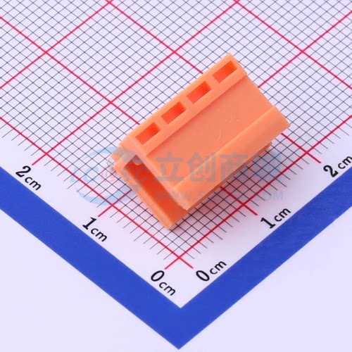 插拔式接线端子HT396R-3.96-4P 弯插3.96mm 1x4P 板端/插座-开口