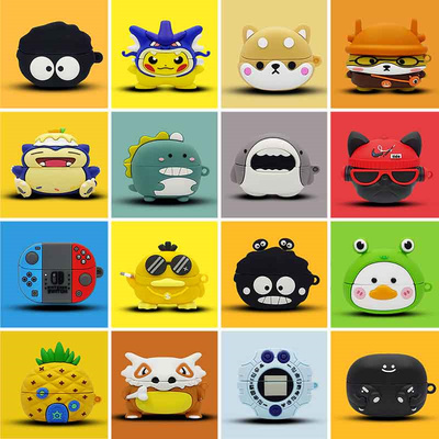 适用oppoencoair3i保护套oppoair2i耳机套真无线蓝牙耳机OPPO Enco Air3i保护壳air2i硅胶防摔软壳动漫卡通