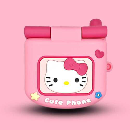 粉色手机KT猫适用于OPPO Enco Air5Pro保护套oppofree4耳机套air5pro保护壳encoFree4硅胶防摔创意软壳男女
