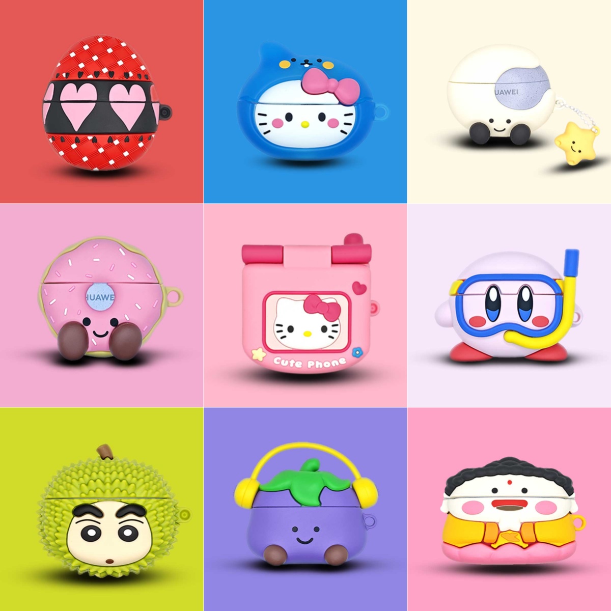 适用于华为Freebuds6i蓝牙耳机套freebudsSE 2保护套HuaweiClip耳机壳pro2+男女4i卡通pro3硅胶5i软壳pro防摔