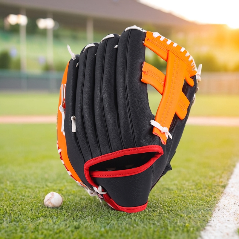 岑岑新款接球夏季蓝色 加厚外野投手棒垒球手套儿童少年成人全款