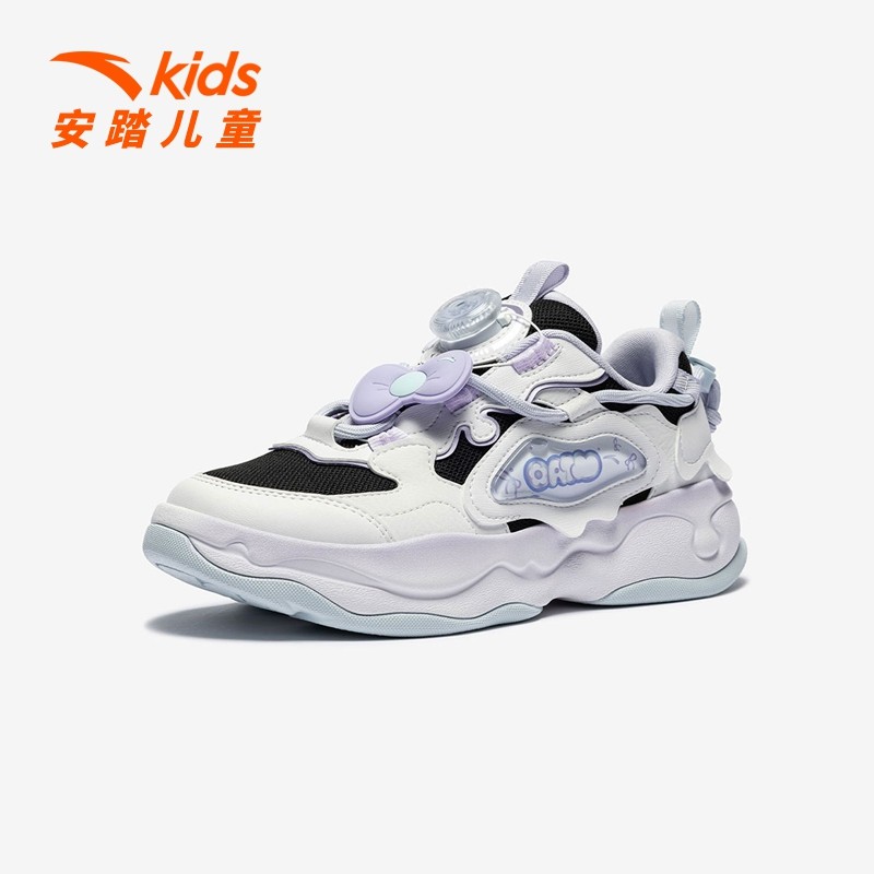 圣诞礼物丨安踏儿童运动鞋女童鞋软弹耐磨潮流棉花糖老爹鞋小白鞋
