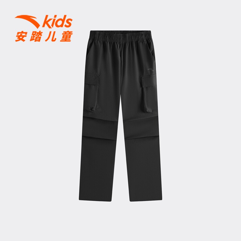 冰丝裤安踏儿童装男童防蚊裤子夏季薄款2026新款夏装运动工装长裤