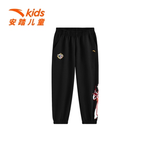 安踏儿童男小童运动长裤2025秋季新款透气儿童运动裤奥特曼款