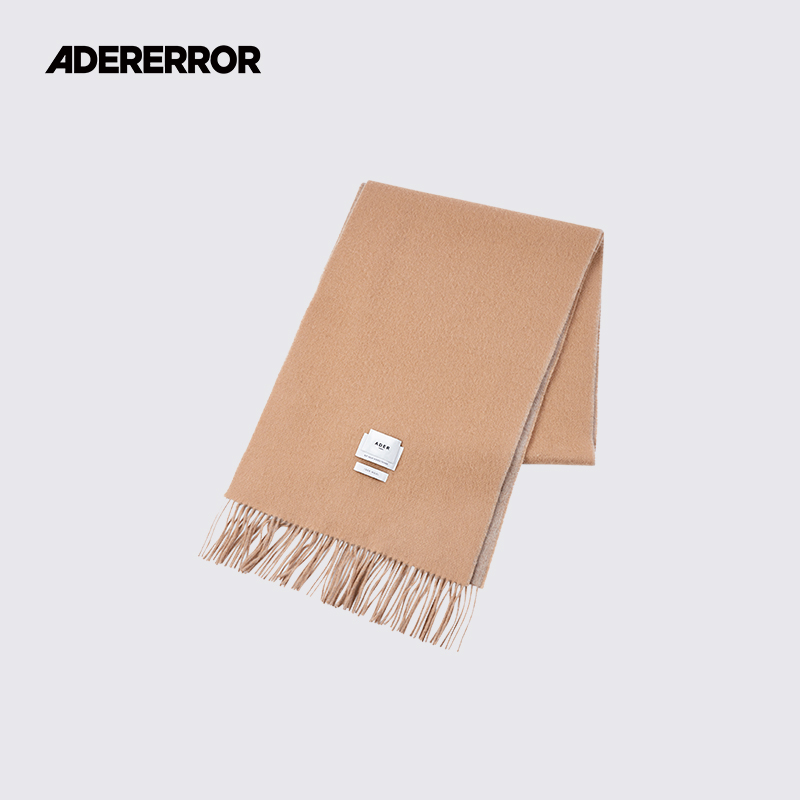 ADERERROR 秋冬款潮流时尚正反面配色百搭羊毛围巾