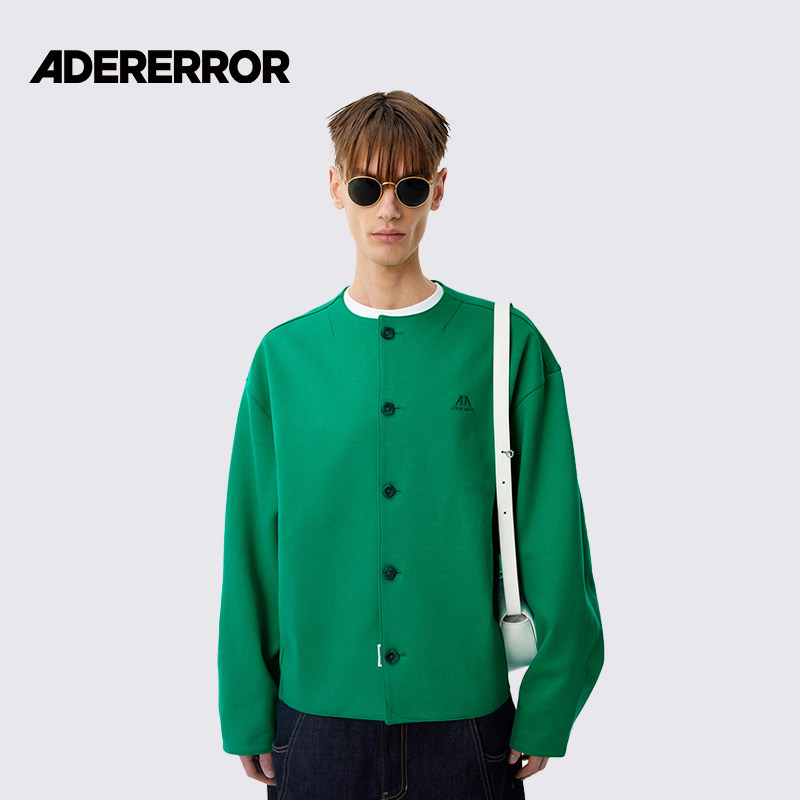 ADERERROR纯色印画刺绣短外套