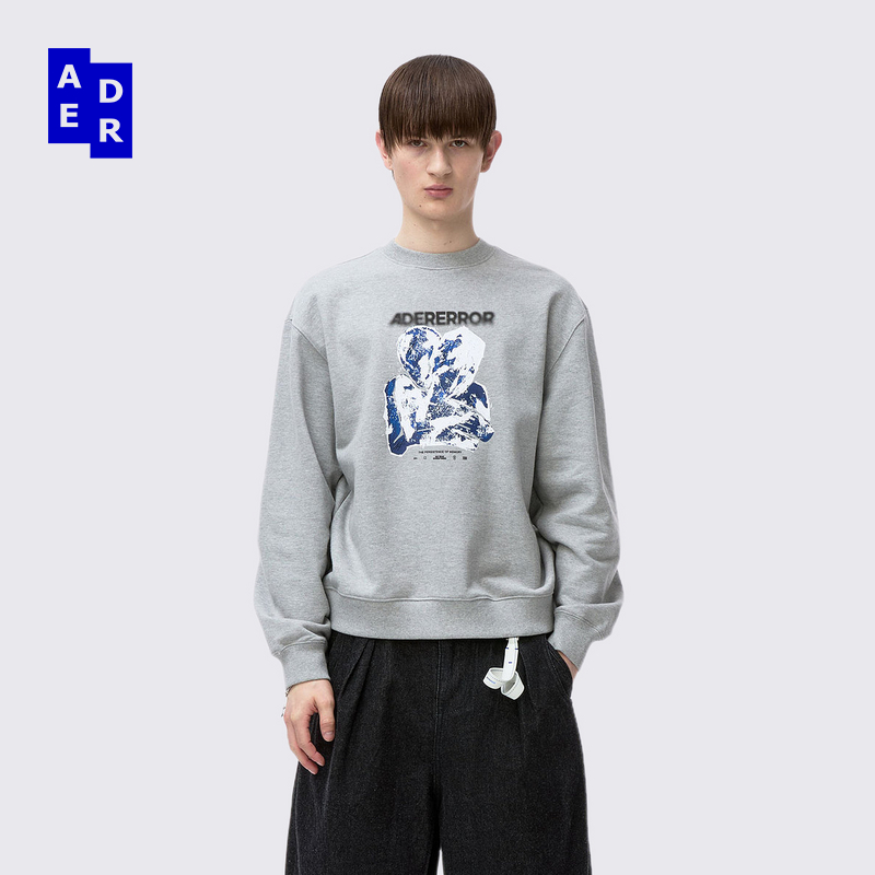ADERERROR 25SS  Sweatshirt Product. 35 手绘印花图案圆领卫衣