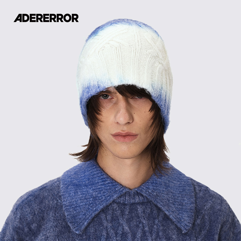 ADERERROR染色羊毛针织帽