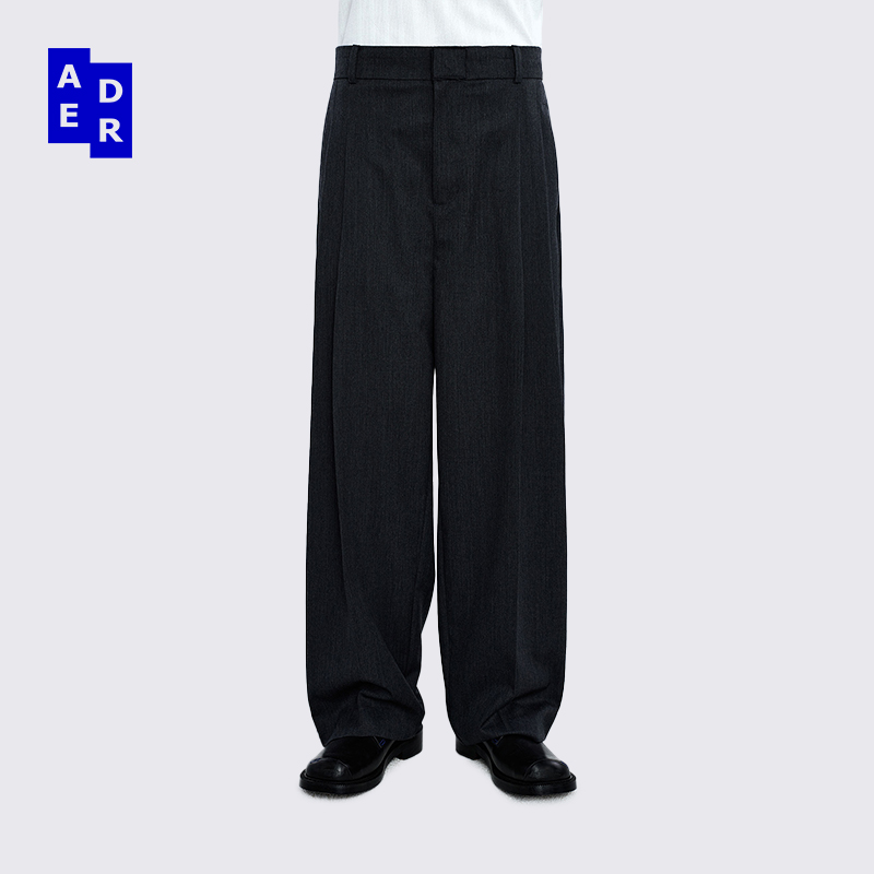 ADERERROR双层折叠细节休闲裤