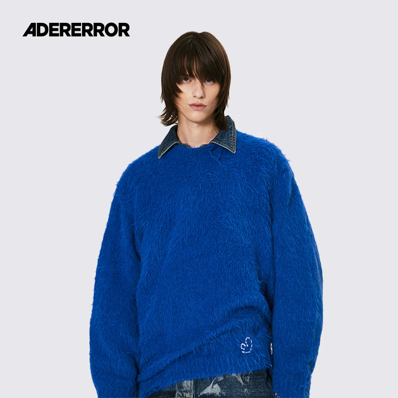 ADERERROR爱心刺绣宽松款针织衫