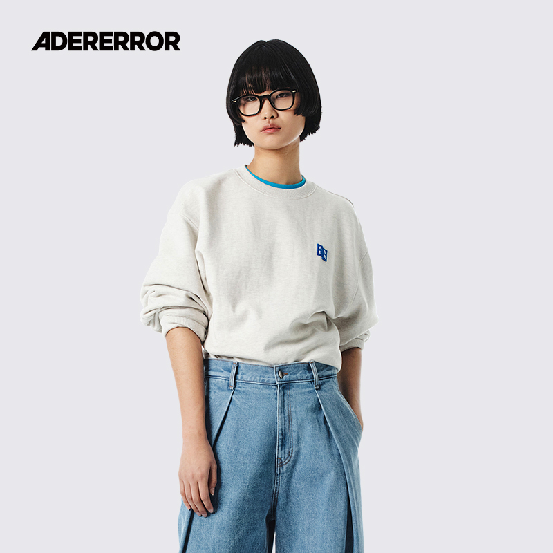 ADERERROR常规宽松百搭刺绣卫衣