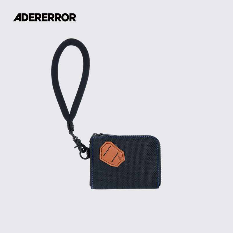 ader轻奢简约尼龙皮质零钱包