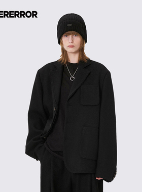 ADERERROR 23FW Letta 西装外套秋季新品经典款立体单排扣西服