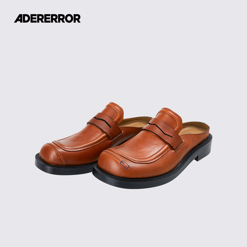 ader简约自然老旧风穆勒鞋